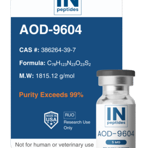 AOD-9604 5mg Peptide for Fat Metabolism Research