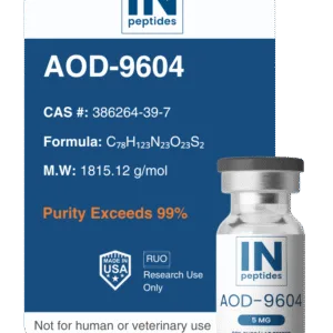 AOD-9604 5mg Peptide for Fat Metabolism Research