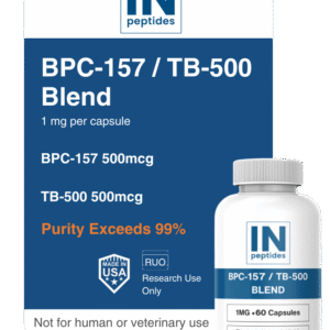 BPC-157/TB-500 Blend Capsules for Tissue Repair and Inflammation Research