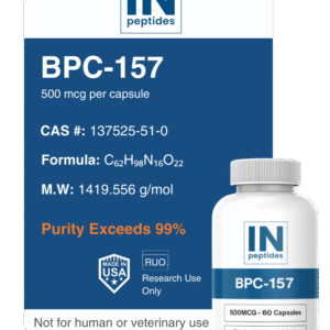 BPC-157 Capsules for Tissue Regeneration and Inflammation Research
