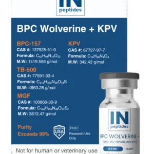 BPC Wolverine + KPV Peptide Blend for Tissue Repair and Inflammation Research