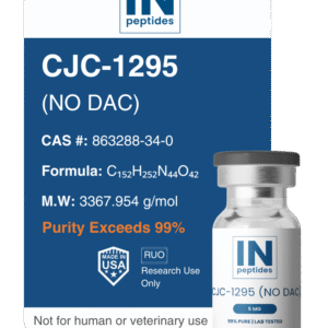 CJC-1295 (NO DAC) – 5mg Peptide for Growth Hormone and Metabolic Research