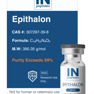 Epithalon 50mg research peptide vial for anti-aging