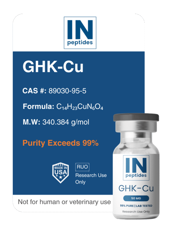 GHK-Cu 50mg peptide vial for skin repair
