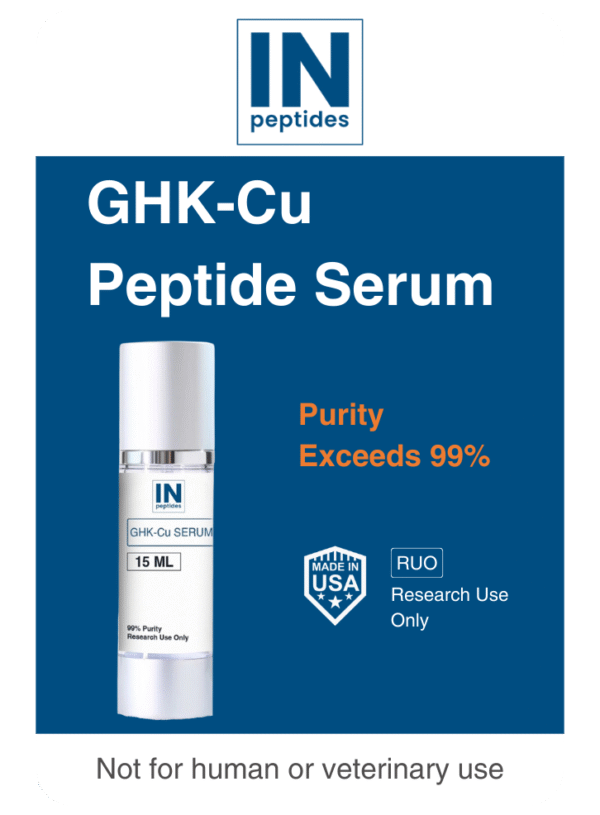 GHK-Cu Peptide Serum 15mL for skin rejuvenation