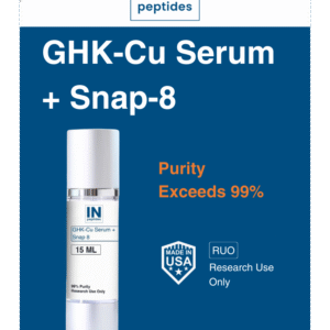 GHK-Cu + Snap-8 Peptide Serum 15mL for anti-aging