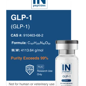 GLP-1 peptide vial for metabolic, insulin, and weight management research