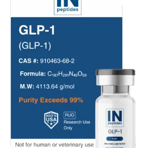 GLP-1 peptide vial 5mg for metabolism and appetite research