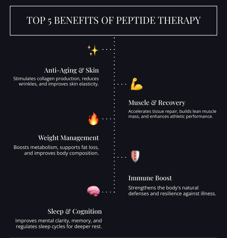 What are the benefits of peptides?