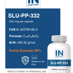SLU-PP-332 peptide capsules for cellular health and longevity research