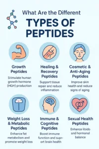 What are the different types of peptides?