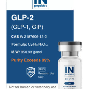 GLP-2 peptide 5mg vial for metabolic and glucose regulation research
