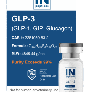 GLP-3 peptide vial for metabolic and weight management research