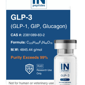 GLP-3 peptide vial for advanced metabolic and obesity research