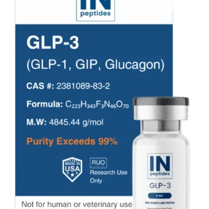 GLP-3 peptide vial for metabolic and obesity research studies