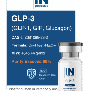 GLP-3 peptide vial for metabolic and obesity research studies