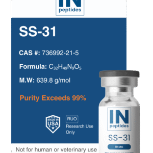 SS-31 peptide capsules for mitochondrial protection and cellular energy research
